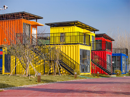 Container Houses in Tourism Village