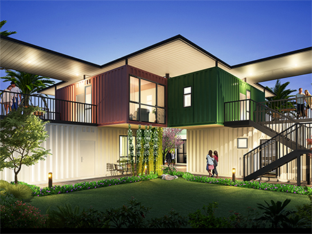 Container Buildings in Camping Park