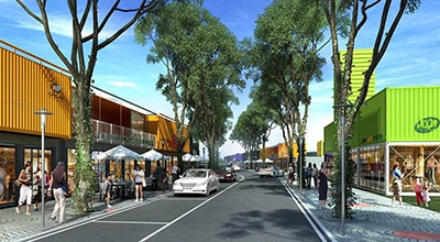 Shipping Container Commercial Street