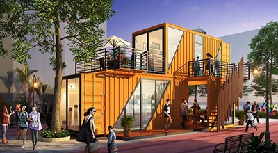 Shipping Container Commercial Street