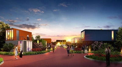 Shipping Container Tourist Area